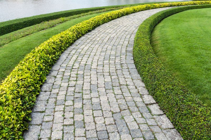 Walkway with Edging