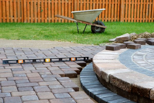 Patio Brick Installation in Hilliard